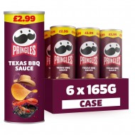 Pringles Texas Bbq Sharing Crisps 6 X 165g Pmp £2.99